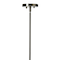 Hello Honey® Robert Stevenson Lighting Alston 16" Antique Nickel Glass & Metal Ceiling Light